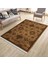 Kahverengi Klasik Desen Halı Kaymaz Taban Kilim Yıkanabilir Yolluk Dot Tabanlı Salon Halısı 4163A 3