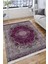 Otantik Mor Kilim Yıkanabilir Halı Kaymaz Taban Kilim Dot Tabanlı Oturma Odası Halısı 4003A 4