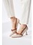 Loviisa Bej-Kahve Fiyonk Detaylı Topuklu Ayakkabı 1