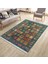 Yeşil Otantik Yolluk Yıkanabilir Halı Kaymaz Taban Kilim Dot Tabanlı Oturma Odası Halısı 4013A 3