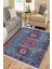 Vintage Halı Yolluk Kaymaz Taban Kilim Yıkanabilir Dot Tabanlı Salon Halısı 4137B 1