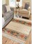 Otantik Desenli Halı Yıkanabilir Halı Kaymaz Taban Kilim Dot Tabanlı Oturma Odası Halısı 4054A 1