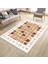 Beyaz Otantik Halı Yıkanabilir Halı Kaymaz Taban Kilim Dot Tabanlı Oturma Odası Halısı 4026C 3