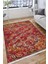 Mürdüm Renkli Otantik Halı Kaymaz Taban Kilim Yıkanabilir Yolluk Dot Tabanlı Salon Halısı 4208A 4
