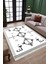 Geometrik Figürlü Halı Kaymaz Taban Kilim Yıkanabilir Yolluk Dot Tabanlı Salon Halısı 4121A 2