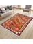 Kırmızı Klasik Halı Yıkanabilir Halı Kaymaz Taban Kilim Dot Tabanlı Oturma Odası Halısı 4058A 3