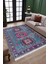 Vintage Halı Yolluk Kaymaz Taban Kilim Yıkanabilir Dot Tabanlı Salon Halısı 4137B 2
