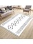 Iskandinav Desenli Halı Kaymaz Taban Kilim Yıkanabilir Yolluk Dot Tabanlı Salon Halısı 4104A 3
