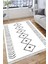 Iskandinav Desenli Halı Kaymaz Taban Kilim Yıkanabilir Yolluk Dot Tabanlı Salon Halısı 4104A 4