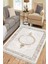 Klasik Bej Kilim Yıkanabilir Halı Kaymaz Taban Kilim Dot Tabanlı Oturma Odası Halısı 4007A 1