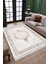 Klasik Bej Kilim Yıkanabilir Halı Kaymaz Taban Kilim Dot Tabanlı Oturma Odası Halısı 4007A 2
