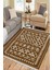 Iskandinav Figürlü Yolluk Kaymaz Taban Kilim Yıkanabilir Yolluk Dot Tabanlı Salon Halısı 4123C 1