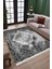 Antrasit Vintage Yolluk Kaymaz Taban Kilim Yıkanabilir Yolluk Dot Tabanlı Salon Halısı 4139A 2