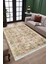 Eskitme Çiçek Desenli Halı Kaymaz Taban Kilim Yıkanabilir Yolluk Dot Tabanlı Salon Halısı 4160A 2
