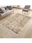 Eskitme Çiçek Desenli Halı Kaymaz Taban Kilim Yıkanabilir Yolluk Dot Tabanlı Salon Halısı 4160A 3