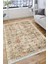 Eskitme Çiçek Desenli Halı Kaymaz Taban Kilim Yıkanabilir Yolluk Dot Tabanlı Salon Halısı 4160A 4