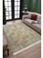 Vintage Çiçekli Desen Kaymaz Taban Kilim Yıkanabilir Yolluk Dot Tabanlı Salon Halısı 4166A 2