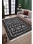 Iskandinav Figürlü Yolluk Kaymaz Taban Kilim Yıkanabilir Yolluk Dot Tabanlı Salon Halısı 4123A 2