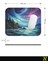 Kuzey Işıkları Manzaralı Ergonomik Mouse Pad - 23 cm x 19 cm - Kaydırmaz Taban Ev ve Ofis Kullanımı Için Ideal Fare Altlığı Mousepad 6