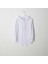 Kapşonlu Kanguru Cepli Gömlek Beyaz 1
