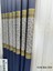 Nivemeshome Kehribar FT614162 Lacivert V-250 1/3 Sık Pileli Fon Perde Apm 2