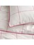Bredvecklare Nevresim Seti 240 x 220 cm Beyaz Pembe Çift Kişilik Pamuklu Yumuşak Çıtçıtlı 4
