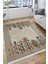 Vintage Otantik Halı Kaymaz Taban Kilim Yıkanabilir Yolluk Dot Tabanlı Salon Halısı 4212B 4