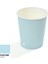 8 Oz Single Wall Baskılı Karton Bardak (Açık Mavi) 50 Adet 1