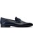 Valentıno Erkek Hakiki Deri Mavi Loafer Ayakkabı 667 20090 Erk Ayk Y23 Blue 1