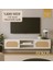 %100 Mdf Rattan(Jüt Kumaş ) Kapaklı Tv Ünitesi (180 Cm) – Premium Seri 2