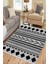 Geometrik Figürlü Halı Kaymaz Taban Kilim Yıkanabilir Yolluk Dot Tabanlı Salon Halısı 4120A 1