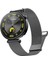 Watch Gt5 Pro 42MM / Gt5 41MM / Gt4 41MM Uyumlu 18MM Yüksek Kalite Manyetik Hasır Paslanmaz Çelik Metal Kordon 1