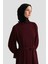 Piliseli Elbise 25YD4235 Bordo 4