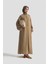 Cupra Dökümlü Elbise 25Y9034 Camel 1