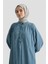 Oversize Tencel Elbise 25YD9142 Indigo 3