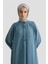 Oversize Tencel Elbise 25YD9142 Indigo 4
