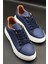 Erkek Lacivert Sneaker Ayakkabı | Hafif Taban, Şehir Stili, Günlük Rahat Kullanım 1