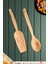 Zeytin Ağacı Ahşap Tahta Kaşık Spatula Seti 2 Parça 1
