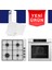 & Hoover Vivace Beyaz Ankastre Set ( QBL62CB + EL066 + D087 ) 1