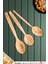 Zeytin 3 Parça Ağacı Ahşap Tahta Kaşık Spatula Seti 1