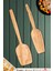 Zeytin Ağacı Ahşap Tahta Kaşık Spatula Seti 2 Parça 1