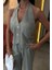 Halter Yaka Yelekli Modal Takım 10144 6