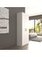 2 Kapaklı 5 Katlı Çok Amaçlı Beyaz Elbise Dolabı / Saklama Dolabı 70CM 2