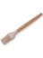 Bambu Saplı Silikon Fırça, Bambu Uzun Silikon Yağ ve Yumurta Fırçası 27CM 3 Renk Seçenekli (Krem) 1