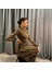 Allbucks Hande Erçel Uzun Bodycon Leopar Elbise ABGYM8677 2