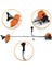 6 Hp Benzinli Yan Tipi Tırpan 62 cc Motor Bahçe Ot Biçme Temizleme 4