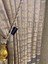 Nivemeshome Hayallife Gri-Gold 1/3 Sık Pileli Fon Perde Apm 3