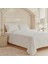 Home White Collection Minas 94 TEL%100 Pamuk, Saten Çift Kişilik Nevresim Takımı, Çizgili Beyaz 1