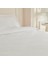 Home White Collection Minas 94 TEL%100 Pamuk, Saten Çift Kişilik Nevresim Takımı, Çizgili Beyaz 3