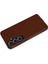 Samsung Galaxy S24 Kılıf Loop Deri Silikon - Kahverengi - EYESO8154-1934 3